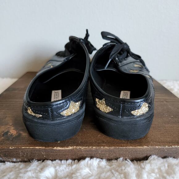 Cape Robbin Beverly2 Slip On Sneakers Black Gold Star Size 10 - Picture 6 of 10